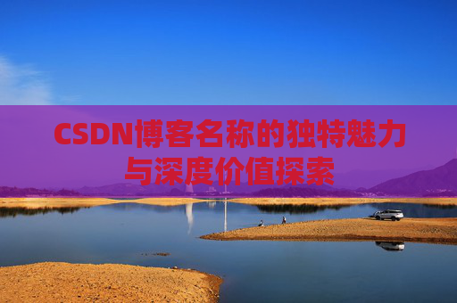 CSDN博客名称的独特魅力与深度价值探索